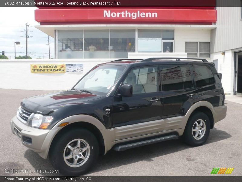 Solano Black Pearlescent / Tan 2002 Mitsubishi Montero XLS 4x4
