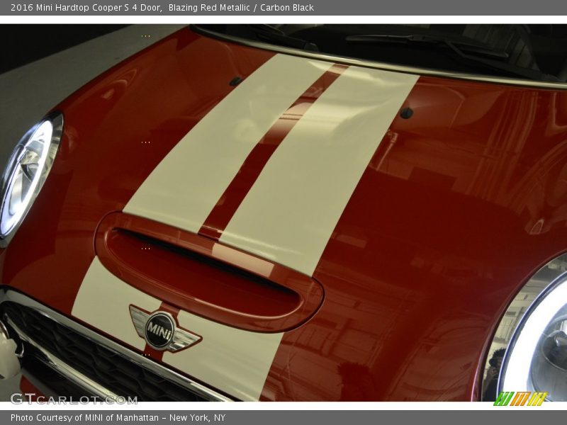 Blazing Red Metallic / Carbon Black 2016 Mini Hardtop Cooper S 4 Door