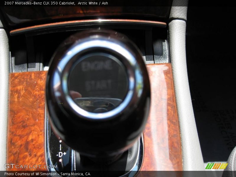Arctic White / Ash 2007 Mercedes-Benz CLK 350 Cabriolet