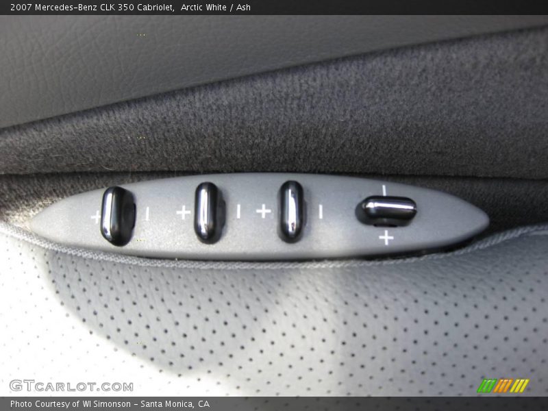Arctic White / Ash 2007 Mercedes-Benz CLK 350 Cabriolet
