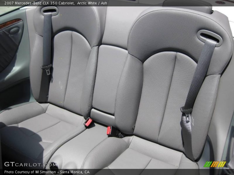 Arctic White / Ash 2007 Mercedes-Benz CLK 350 Cabriolet