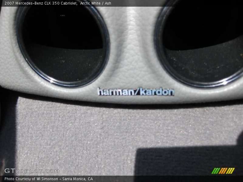 Arctic White / Ash 2007 Mercedes-Benz CLK 350 Cabriolet