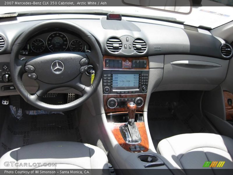 Arctic White / Ash 2007 Mercedes-Benz CLK 350 Cabriolet
