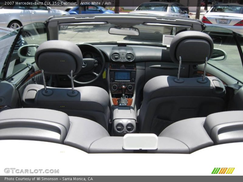 Arctic White / Ash 2007 Mercedes-Benz CLK 350 Cabriolet