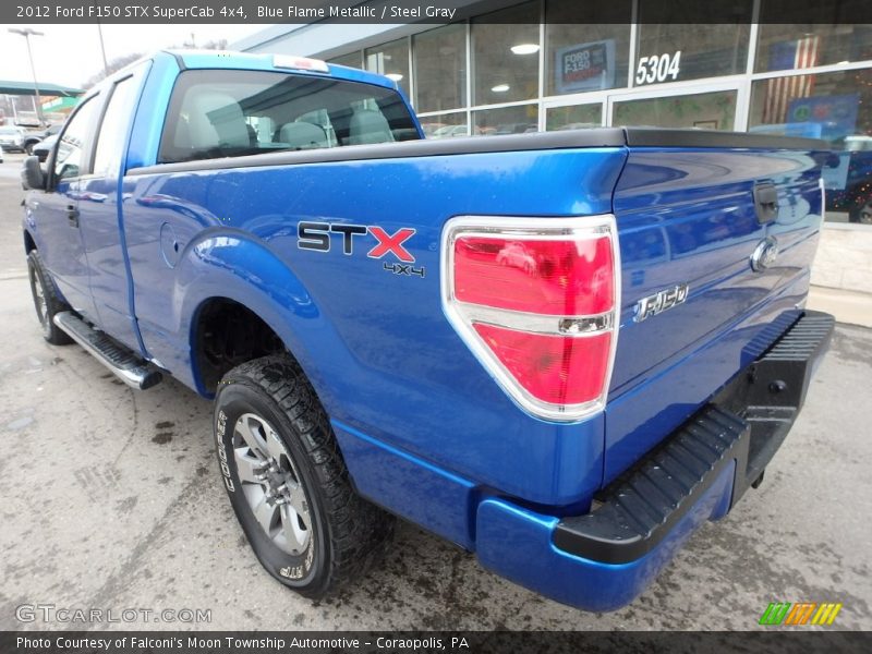 Blue Flame Metallic / Steel Gray 2012 Ford F150 STX SuperCab 4x4