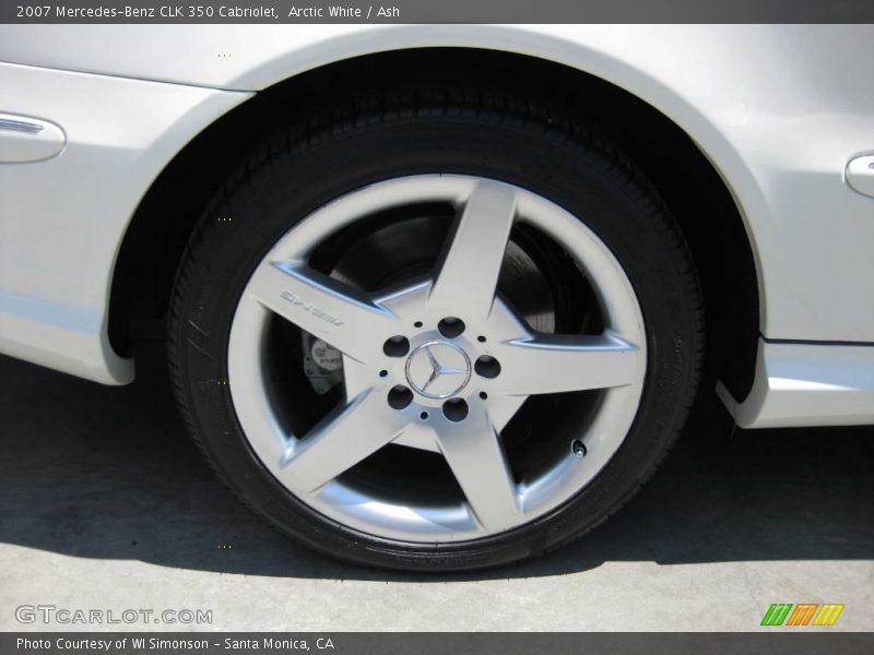 Arctic White / Ash 2007 Mercedes-Benz CLK 350 Cabriolet