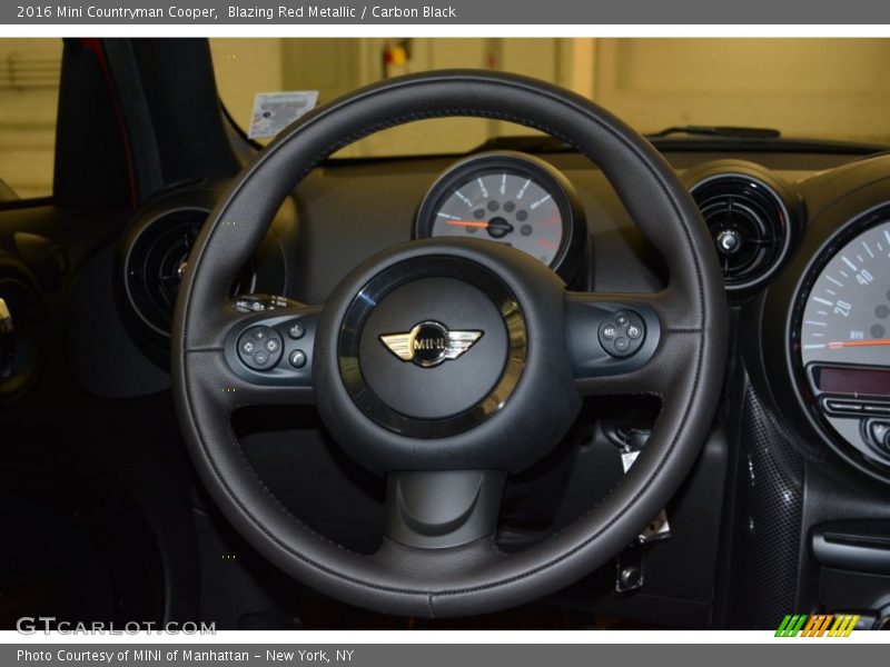 Blazing Red Metallic / Carbon Black 2016 Mini Countryman Cooper