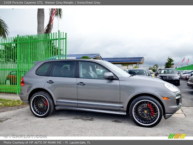 Meteor Grey Metallic / Stone/Steel Grey 2008 Porsche Cayenne GTS