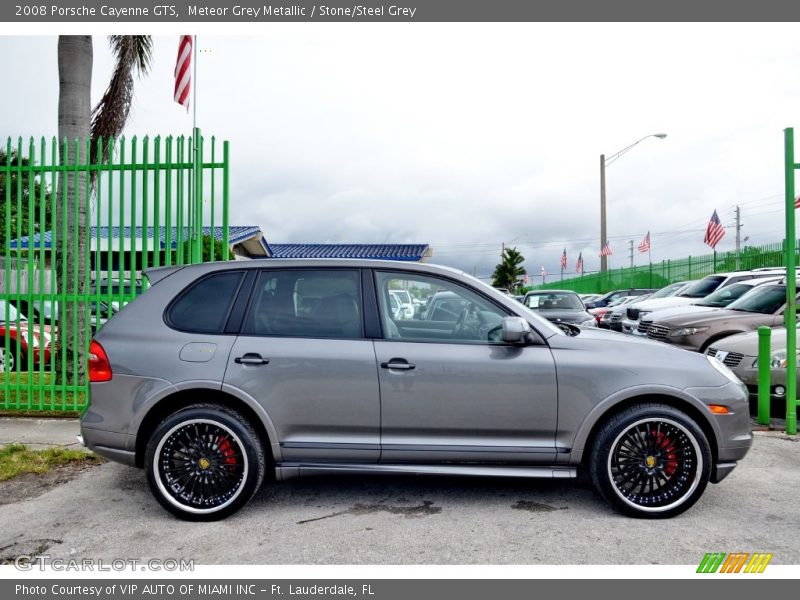 Meteor Grey Metallic / Stone/Steel Grey 2008 Porsche Cayenne GTS