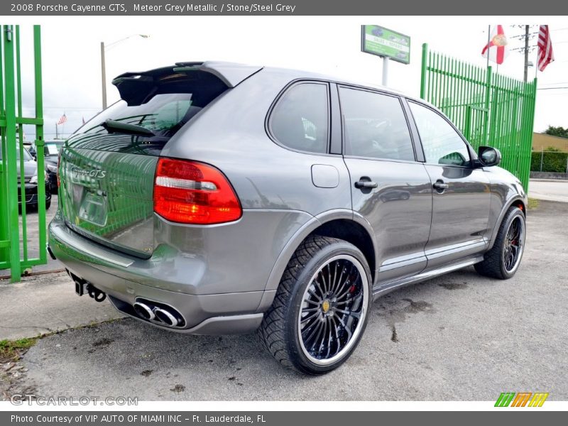 Meteor Grey Metallic / Stone/Steel Grey 2008 Porsche Cayenne GTS