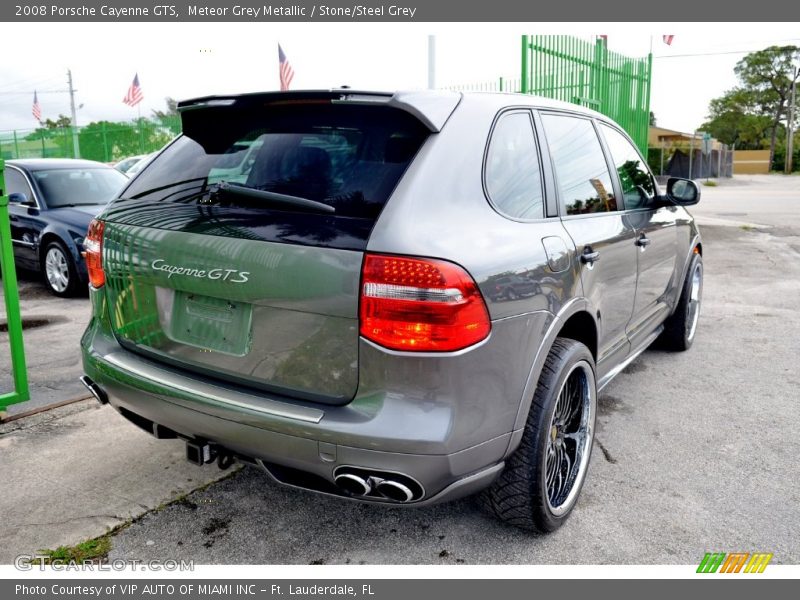 Meteor Grey Metallic / Stone/Steel Grey 2008 Porsche Cayenne GTS