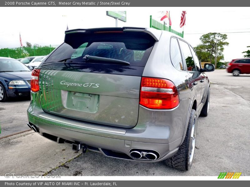 Meteor Grey Metallic / Stone/Steel Grey 2008 Porsche Cayenne GTS