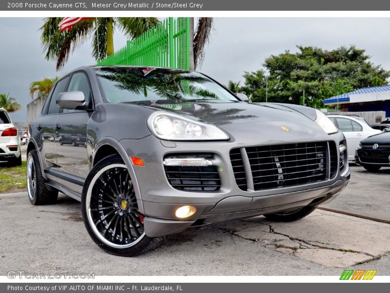 Meteor Grey Metallic / Stone/Steel Grey 2008 Porsche Cayenne GTS