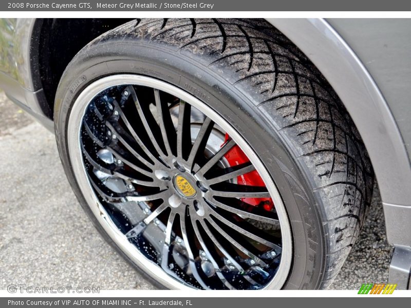Meteor Grey Metallic / Stone/Steel Grey 2008 Porsche Cayenne GTS