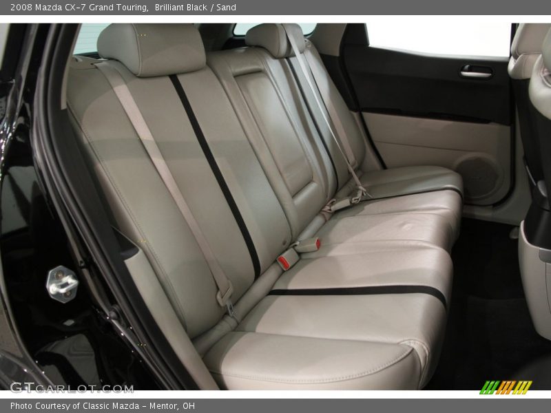 Brilliant Black / Sand 2008 Mazda CX-7 Grand Touring