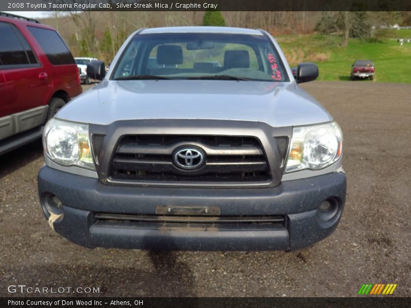 Silver Streak Mica / Graphite Gray 2008 Toyota Tacoma Regular Cab