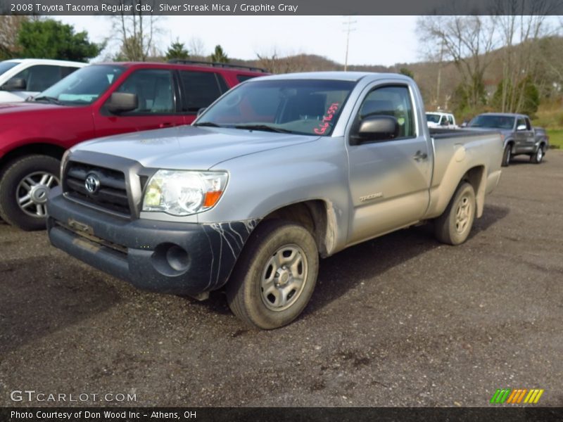 Silver Streak Mica / Graphite Gray 2008 Toyota Tacoma Regular Cab