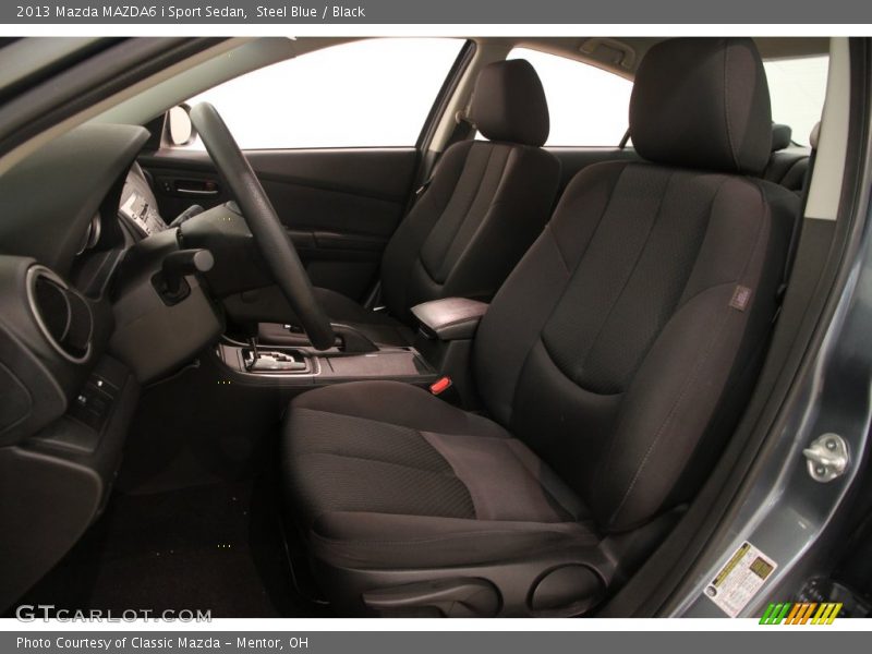 Steel Blue / Black 2013 Mazda MAZDA6 i Sport Sedan