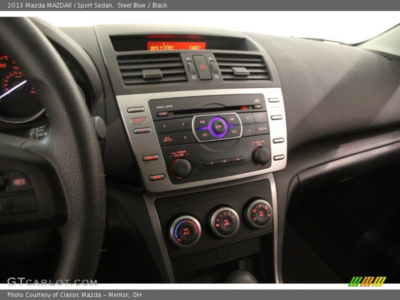Steel Blue / Black 2013 Mazda MAZDA6 i Sport Sedan