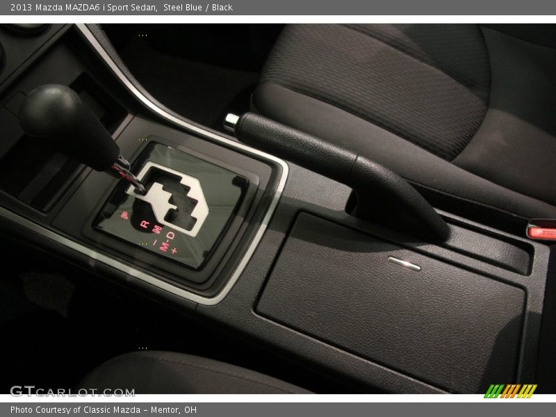 Steel Blue / Black 2013 Mazda MAZDA6 i Sport Sedan