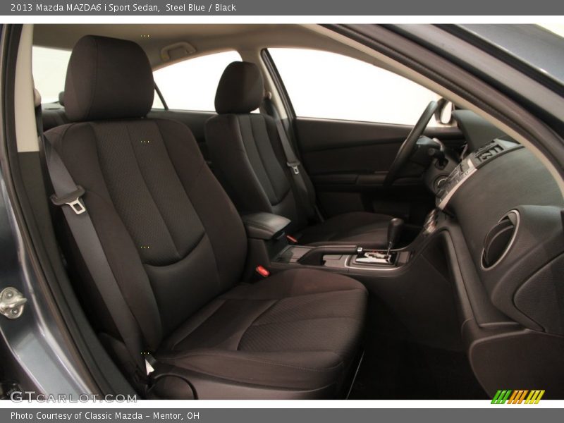 Steel Blue / Black 2013 Mazda MAZDA6 i Sport Sedan
