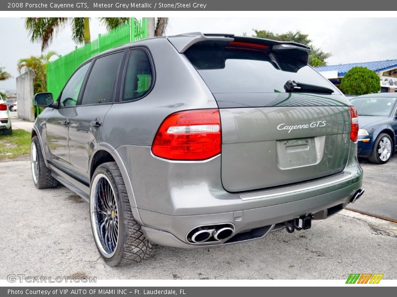 Meteor Grey Metallic / Stone/Steel Grey 2008 Porsche Cayenne GTS