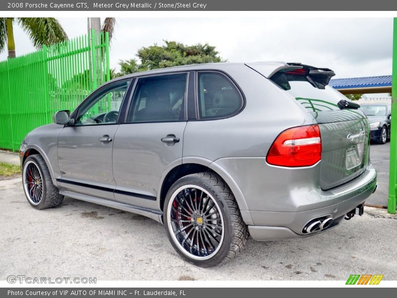 Meteor Grey Metallic / Stone/Steel Grey 2008 Porsche Cayenne GTS