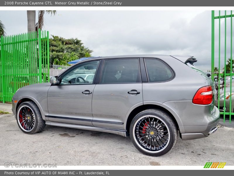 Meteor Grey Metallic / Stone/Steel Grey 2008 Porsche Cayenne GTS