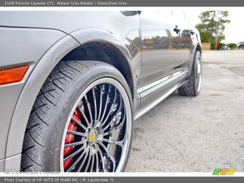 Meteor Grey Metallic / Stone/Steel Grey 2008 Porsche Cayenne GTS