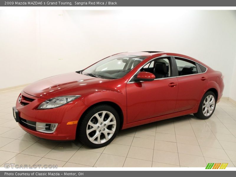 Sangria Red Mica / Black 2009 Mazda MAZDA6 s Grand Touring