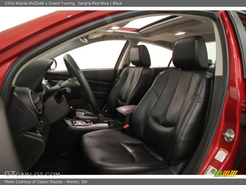 Sangria Red Mica / Black 2009 Mazda MAZDA6 s Grand Touring