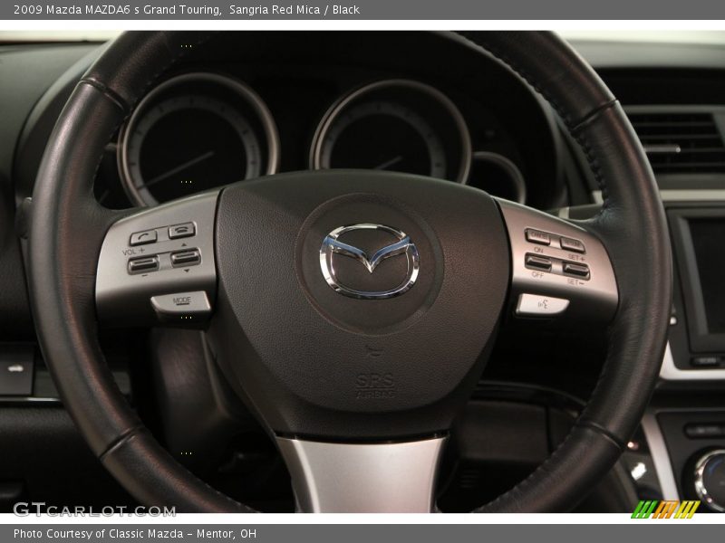 Sangria Red Mica / Black 2009 Mazda MAZDA6 s Grand Touring