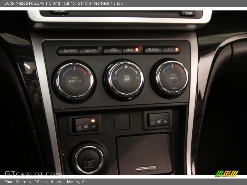 Sangria Red Mica / Black 2009 Mazda MAZDA6 s Grand Touring