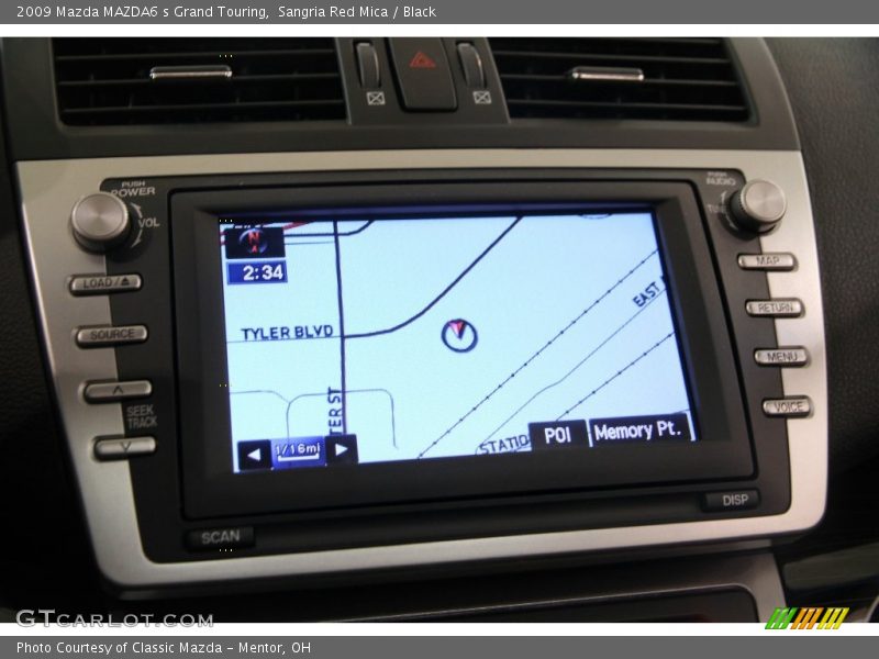 Sangria Red Mica / Black 2009 Mazda MAZDA6 s Grand Touring