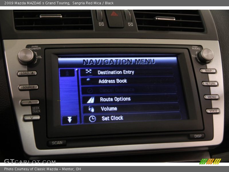 Sangria Red Mica / Black 2009 Mazda MAZDA6 s Grand Touring