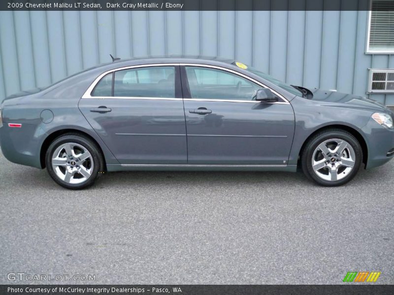 Dark Gray Metallic / Ebony 2009 Chevrolet Malibu LT Sedan