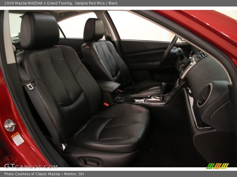 Sangria Red Mica / Black 2009 Mazda MAZDA6 s Grand Touring