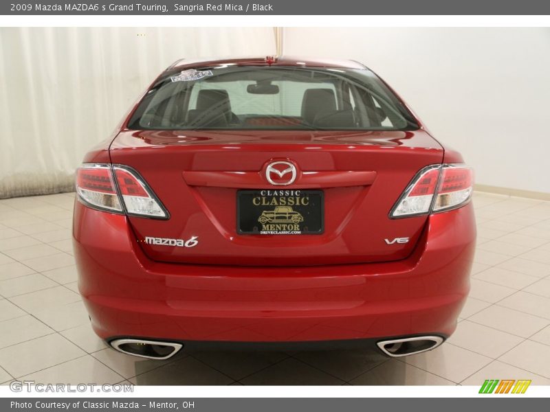 Sangria Red Mica / Black 2009 Mazda MAZDA6 s Grand Touring
