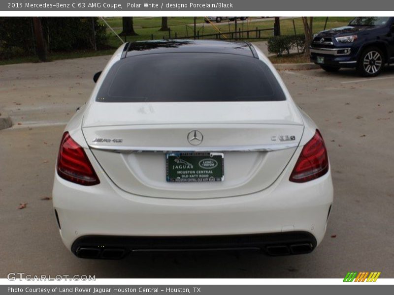 Polar White / designo Porcelain/Black 2015 Mercedes-Benz C 63 AMG Coupe