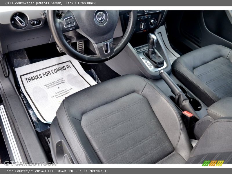 Black / Titan Black 2011 Volkswagen Jetta SEL Sedan