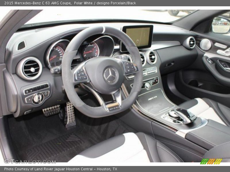 designo Porcelain/Black Interior - 2015 C 63 AMG Coupe 