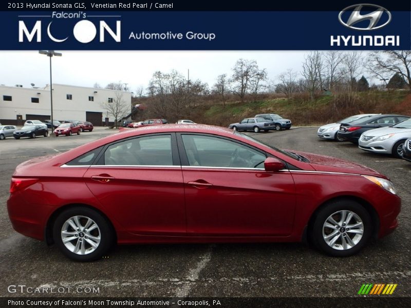 Venetian Red Pearl / Camel 2013 Hyundai Sonata GLS