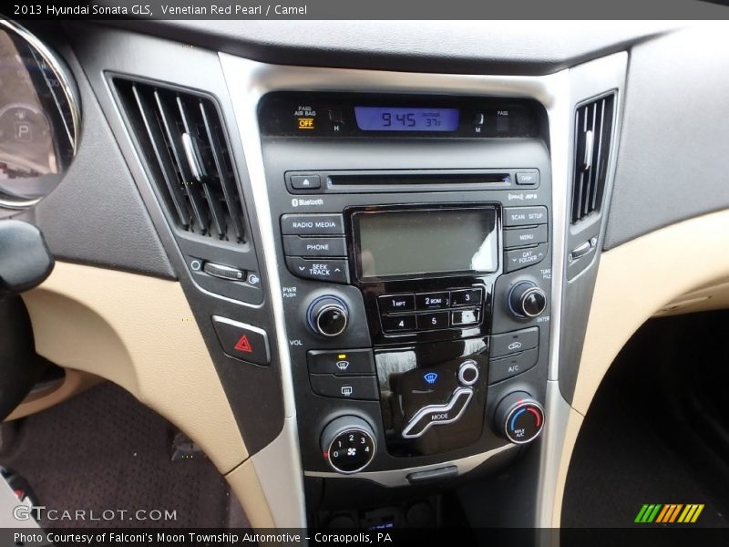Venetian Red Pearl / Camel 2013 Hyundai Sonata GLS