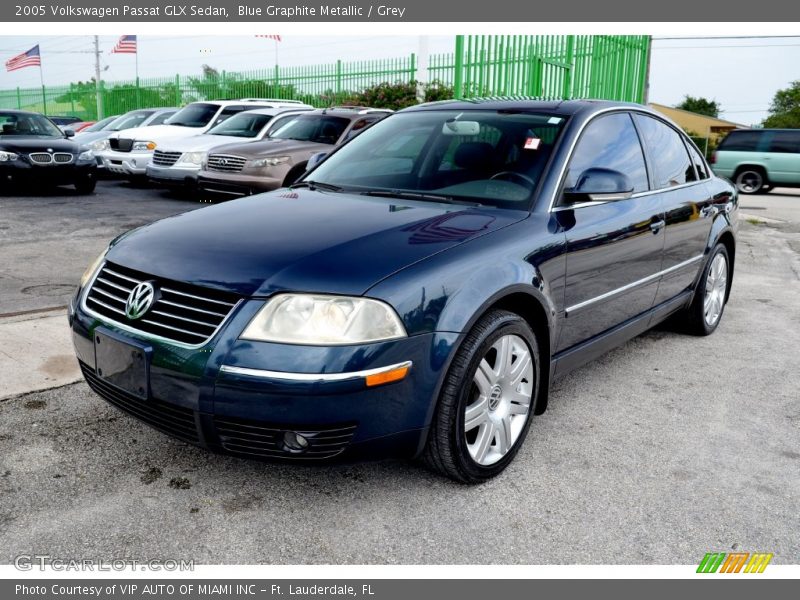 Blue Graphite Metallic / Grey 2005 Volkswagen Passat GLX Sedan