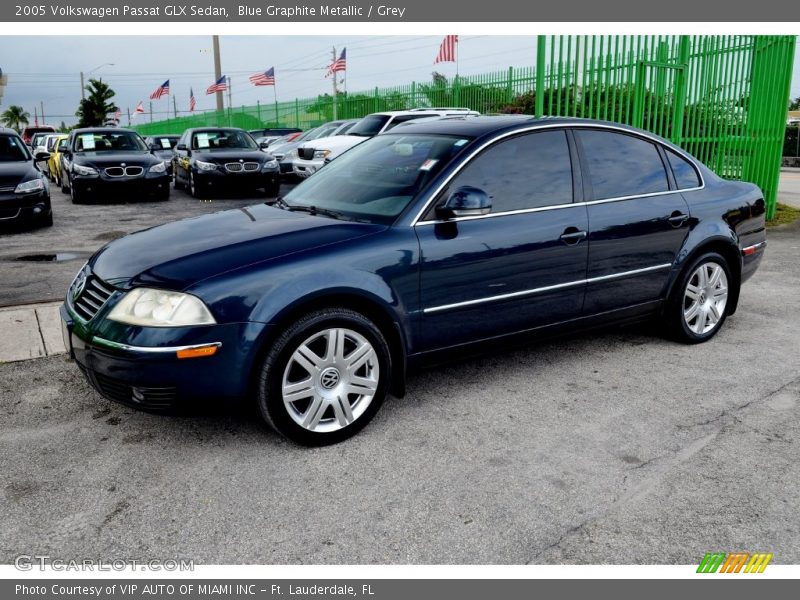 Blue Graphite Metallic / Grey 2005 Volkswagen Passat GLX Sedan