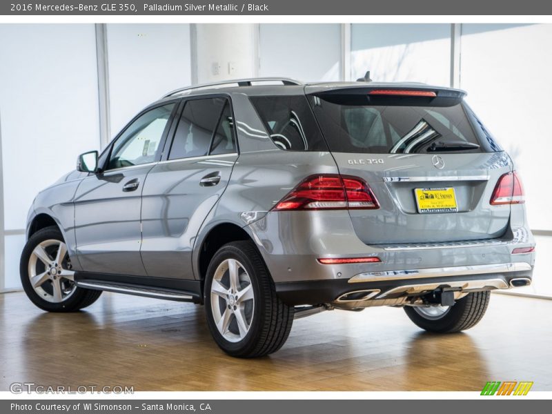 Palladium Silver Metallic / Black 2016 Mercedes-Benz GLE 350