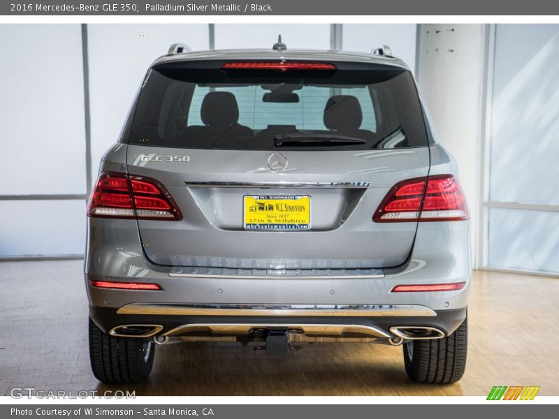 Palladium Silver Metallic / Black 2016 Mercedes-Benz GLE 350