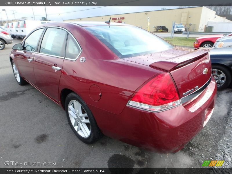 Red Jewel Tintcoat / Gray 2008 Chevrolet Impala LTZ