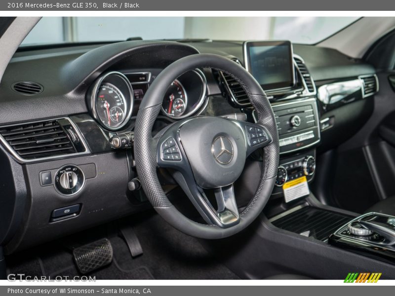 Black / Black 2016 Mercedes-Benz GLE 350