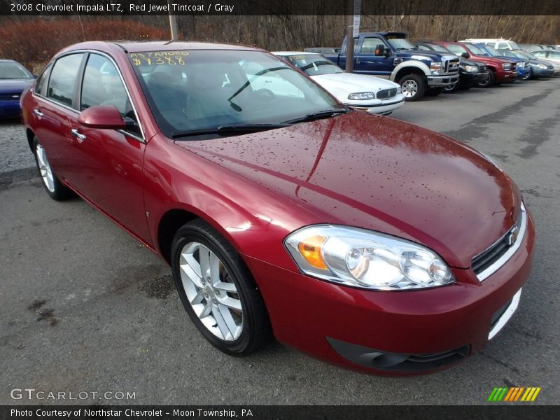 Red Jewel Tintcoat / Gray 2008 Chevrolet Impala LTZ
